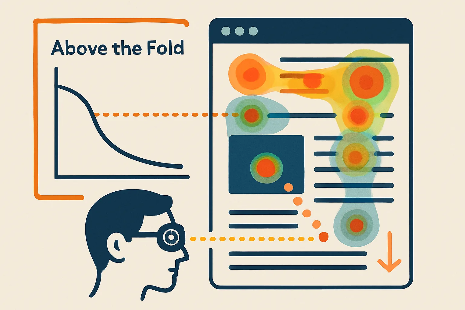 Above the Fold: What Eye Tracking and Scroll Data Say About Layout