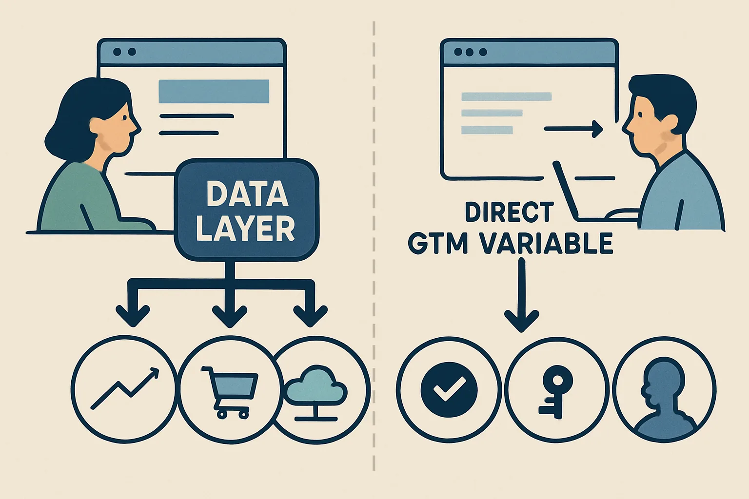 Data Layer vs Direct GTM Variables: When to Use Each