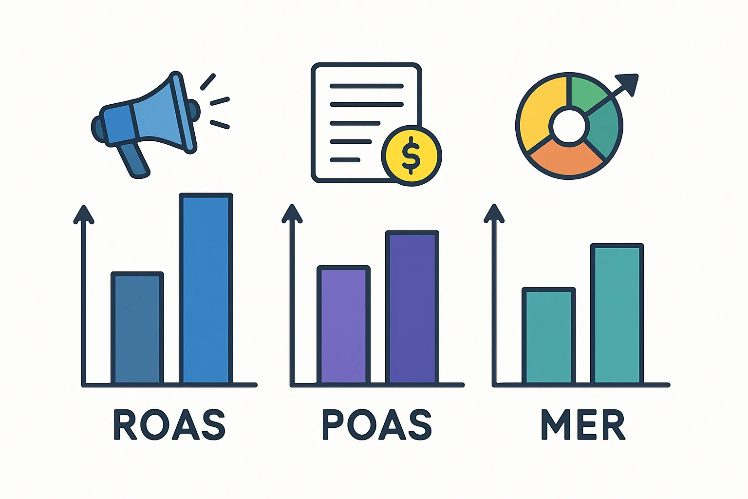 ROAS vs. POAS vs. MER: Choosing the Right Marketing Efficiency Metric