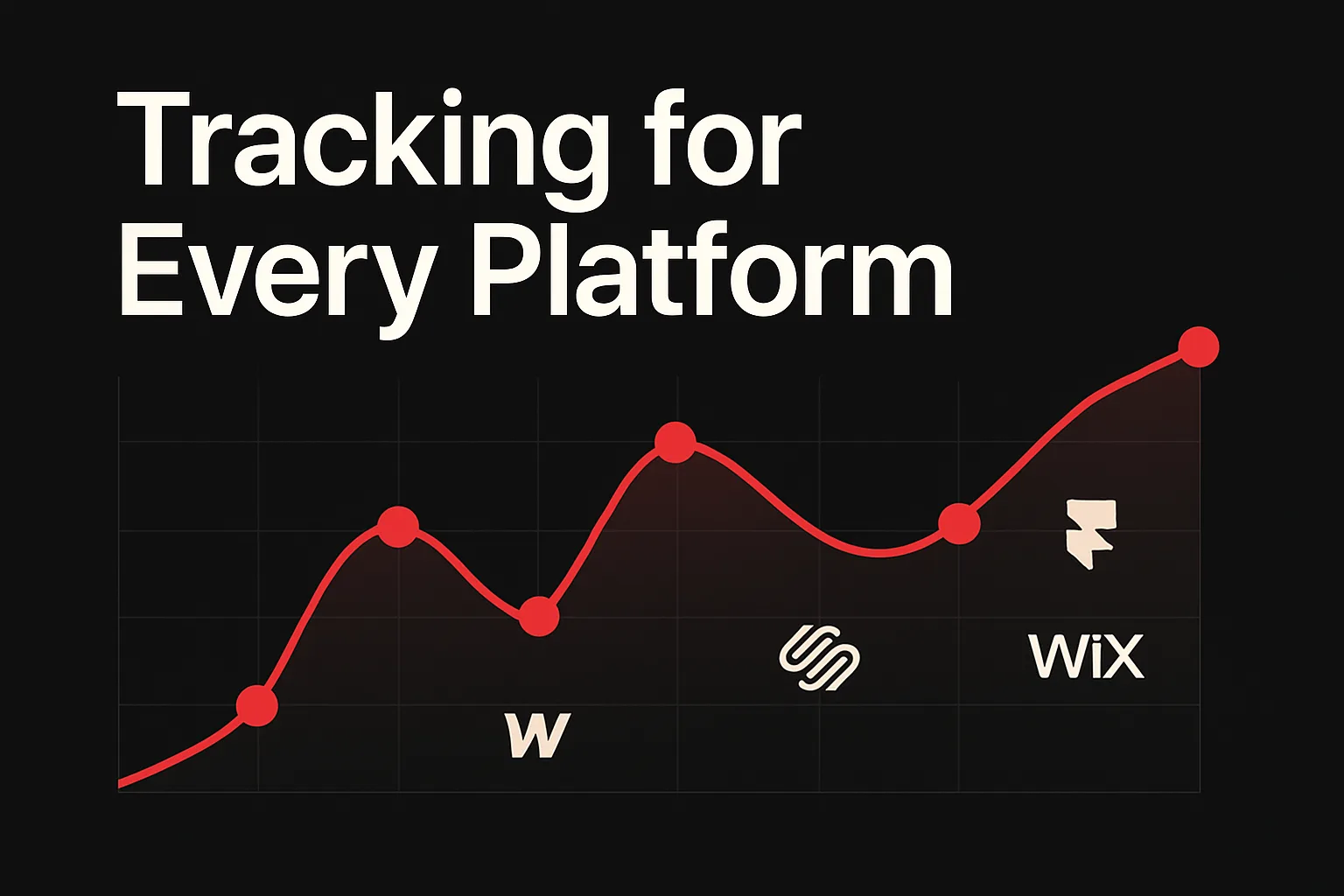 Tracking for Every Platform: Webflow, Framer, Squarespace, and Wix Compared