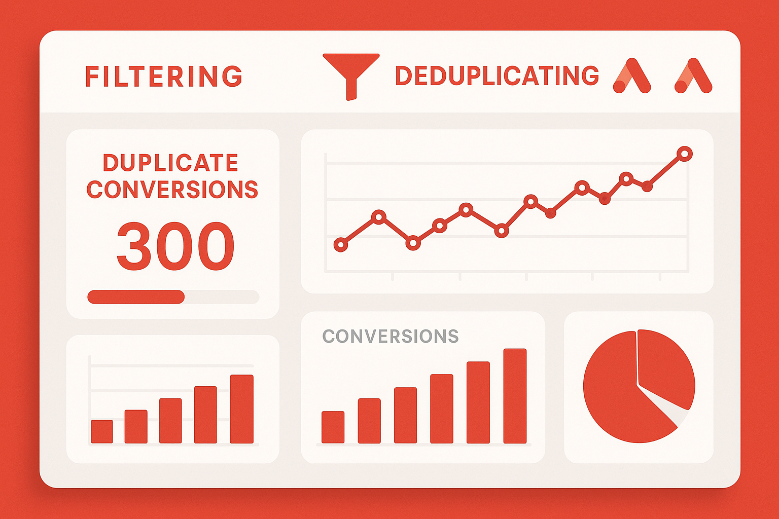 What Configuration Setting Eliminates Duplicate Conversions Between Advertisers?