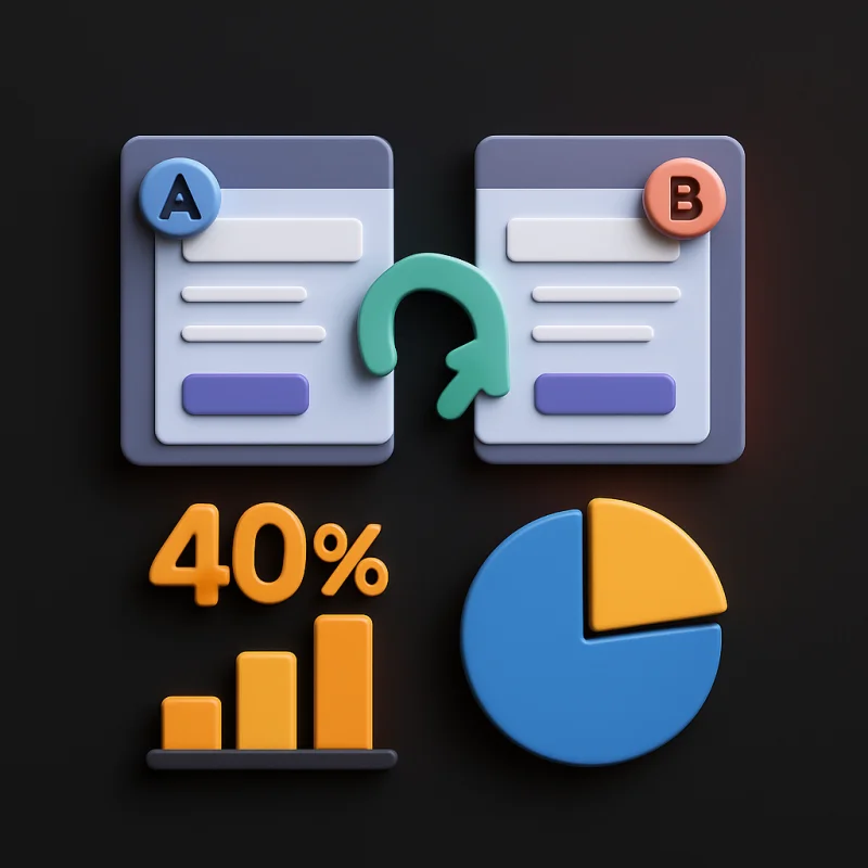 A/B Testing Landing Page Variants for 40 Percent Conversion Lift