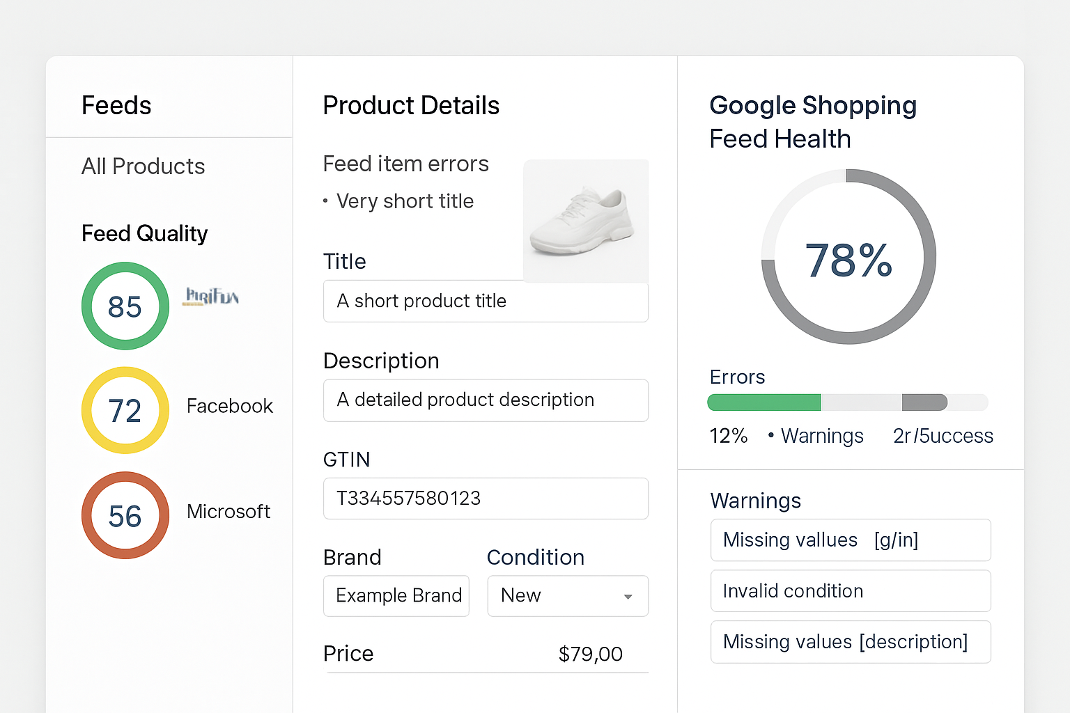 Product Feed Optimization