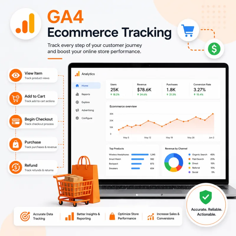 GA4 Ecommerce Tracking